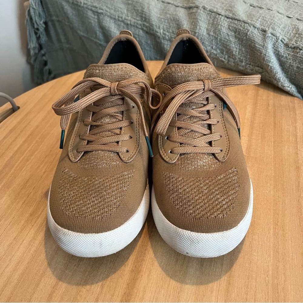 Vessi Weekend Waterproof Tennis Shoe in Oak Brown